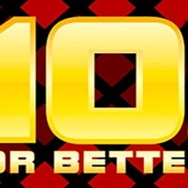 10s or Better slot logo by 1x2gaming at SkinJoker Casino