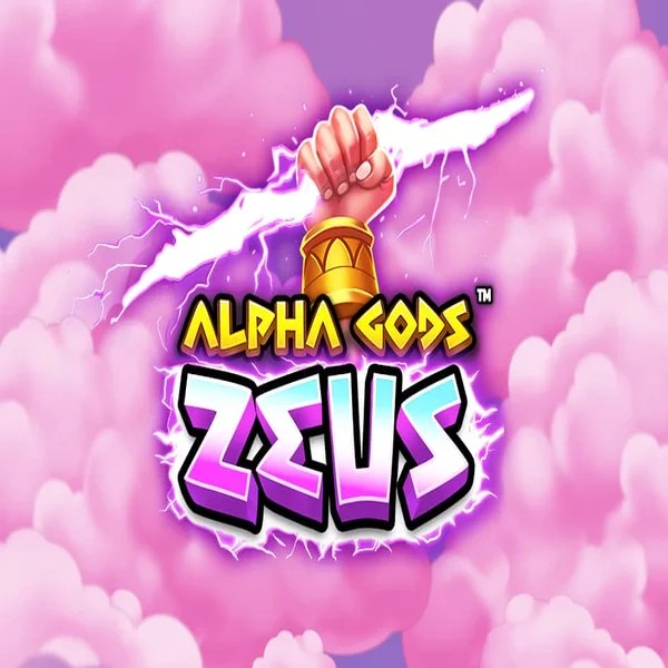 Alpha Gods Zeus by PearFiction Studios, showcased at skinjoker.casino – game logo