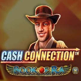 Cash Connection Book Of Ra slot visual from Novomatic available on skinjoker.casino