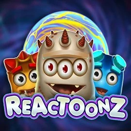 Reactoonz online game logo by  on skinjoker.casino