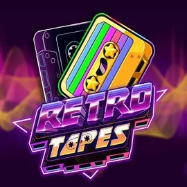 Retro Tapes logo by Push Gaming at SkinJoker Casino