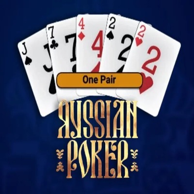 Russian Poker slot visual from OneTouch Games available on skinjoker.casino