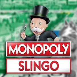 Slingo Monopoly slot logo by Gaming Realms at SkinJoker Casino