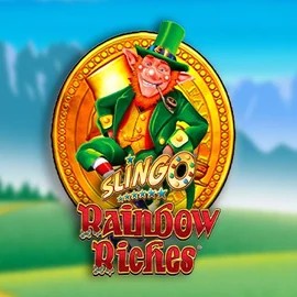 Slingo Rainbow Riches logo by Gaming Realms SkinJoker Casino