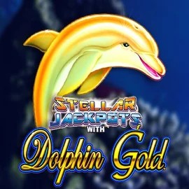 Official Jackpots logo: Dolphin Gold with Stellar Jackpots by Lightning Box Game at SkinJoker Casino