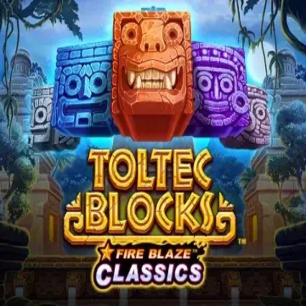 Fire Blaze: Toltec Blocks slot icon by Rarestone Gaming, available at SkinJoker Casino
